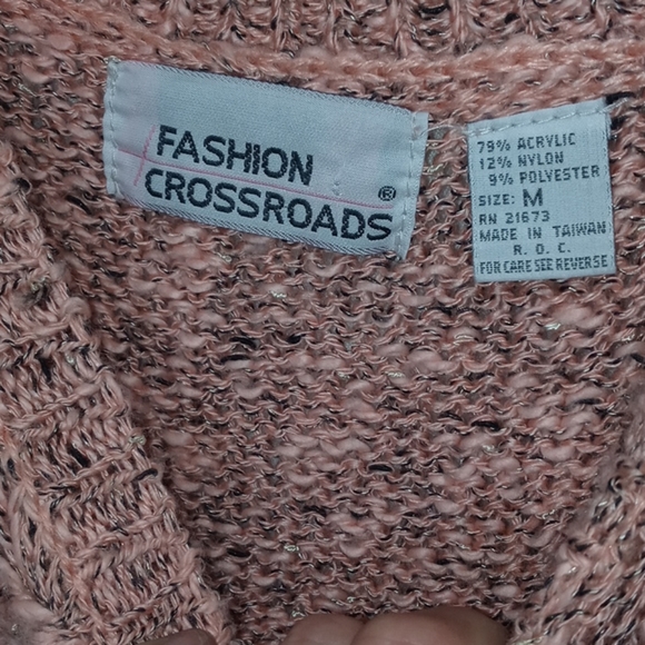 Vintage Fashion Crossroads Sleeveless Knit Sweater - Picture 5 of 9